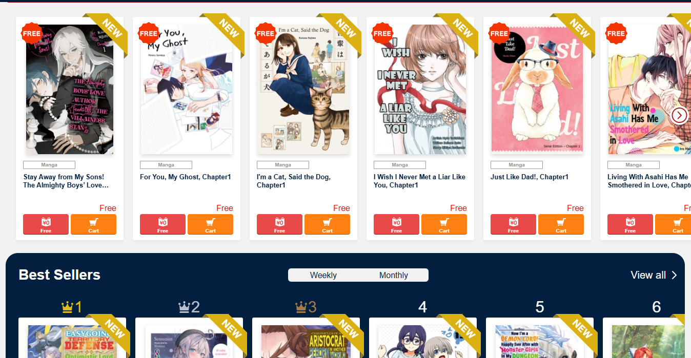 Book Walker平台截图